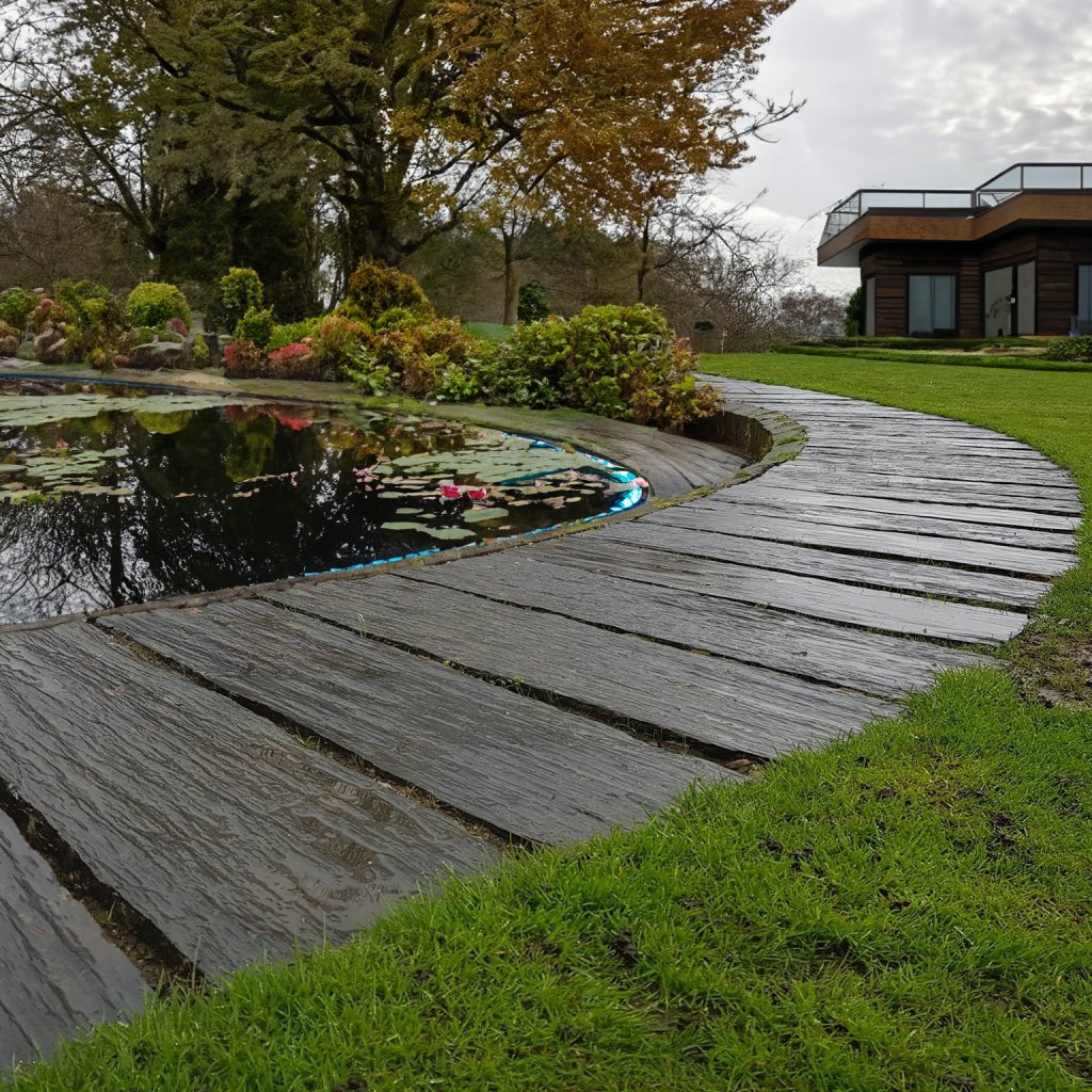 Allées en pierre naturelle, palis de schiste : une solution moderne.